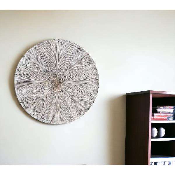 PTMD Zapp geribbeld rond wandpaneel wit