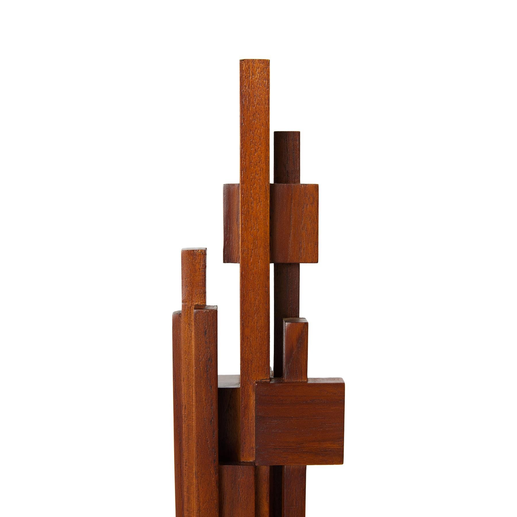 HKliving Skyline Sculpture Ornament - Espresso M