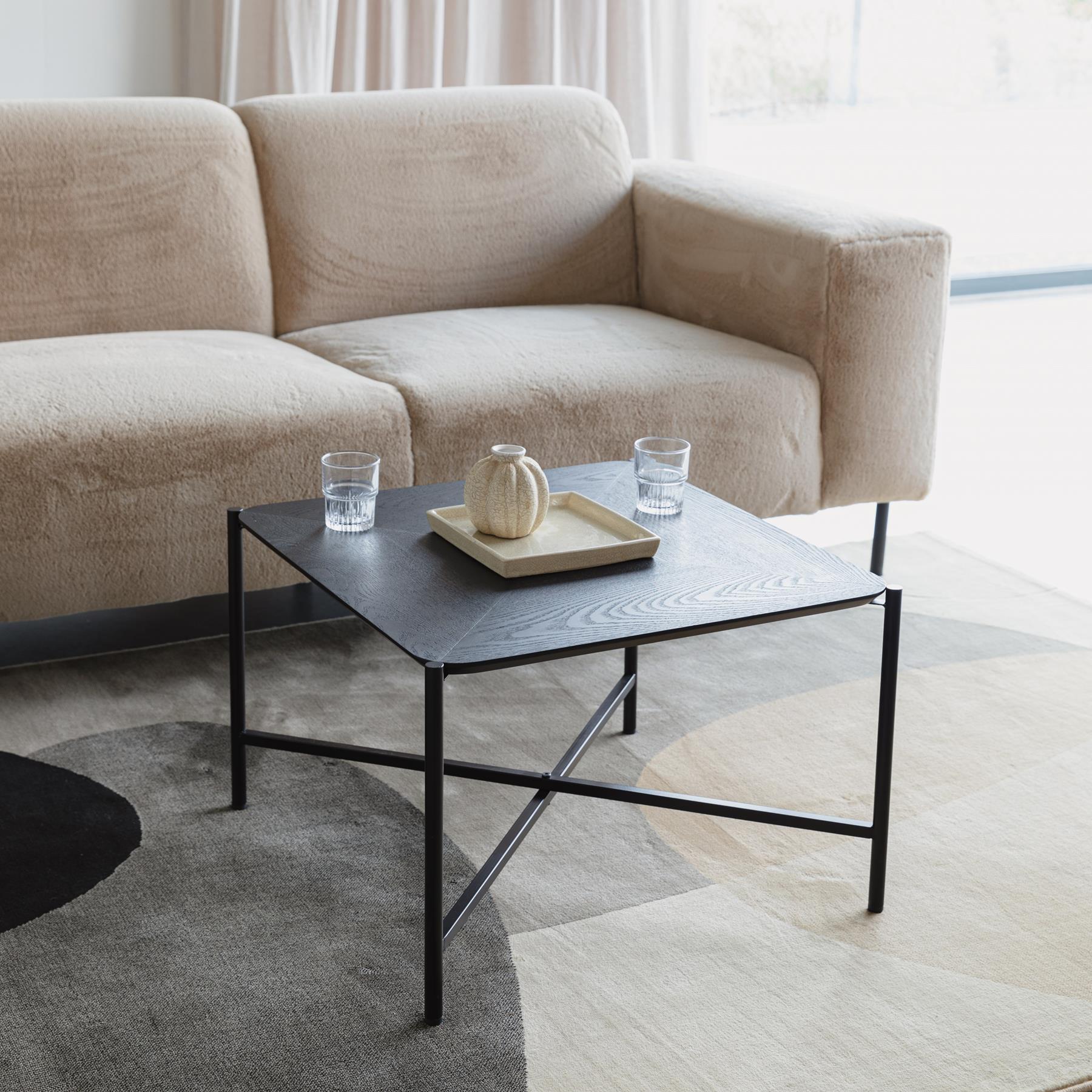 by fonQ Frame Salontafel - 40 x 40 cm - Zwart