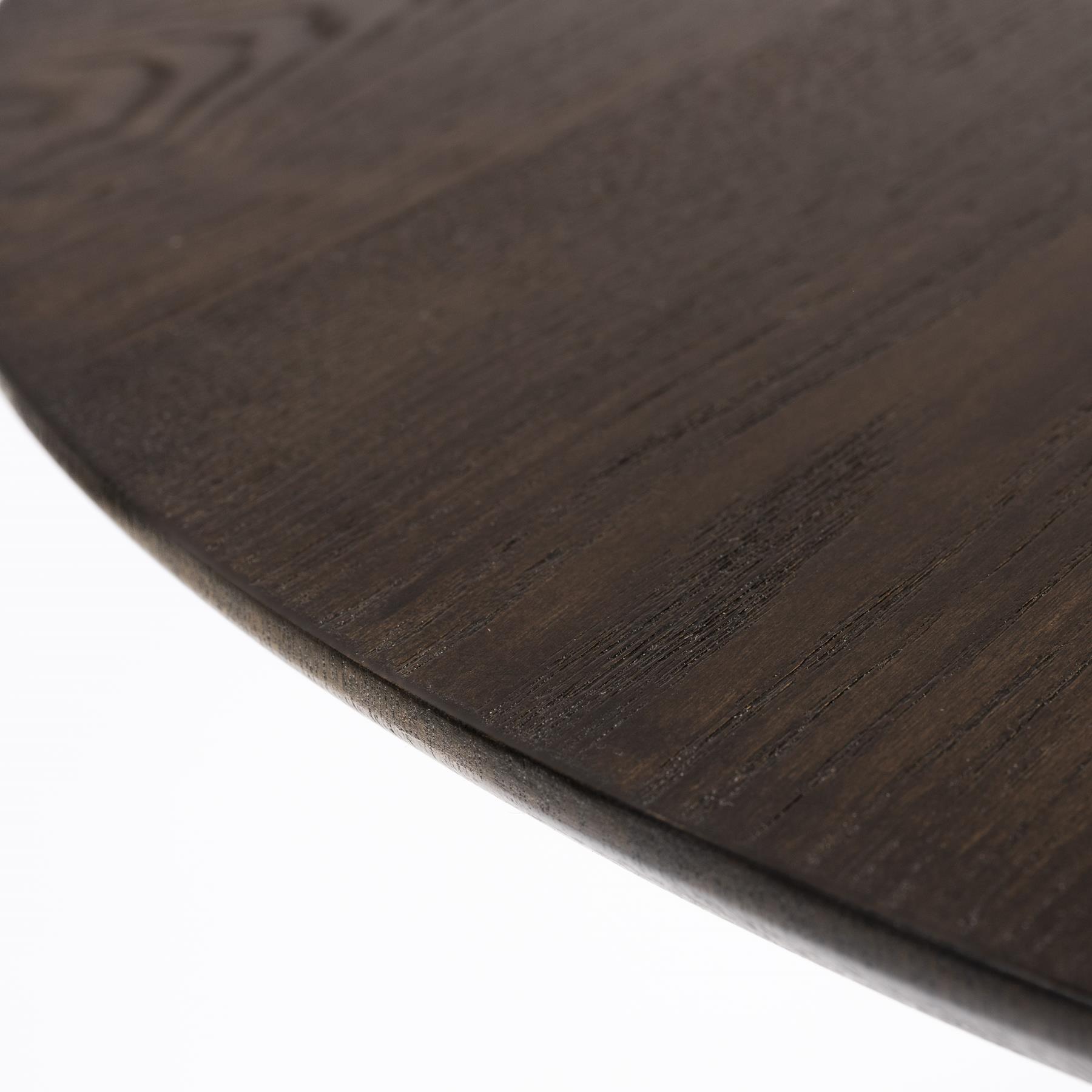 by fonQ  Malta Eettafel - Ø 110 cm - Bruin