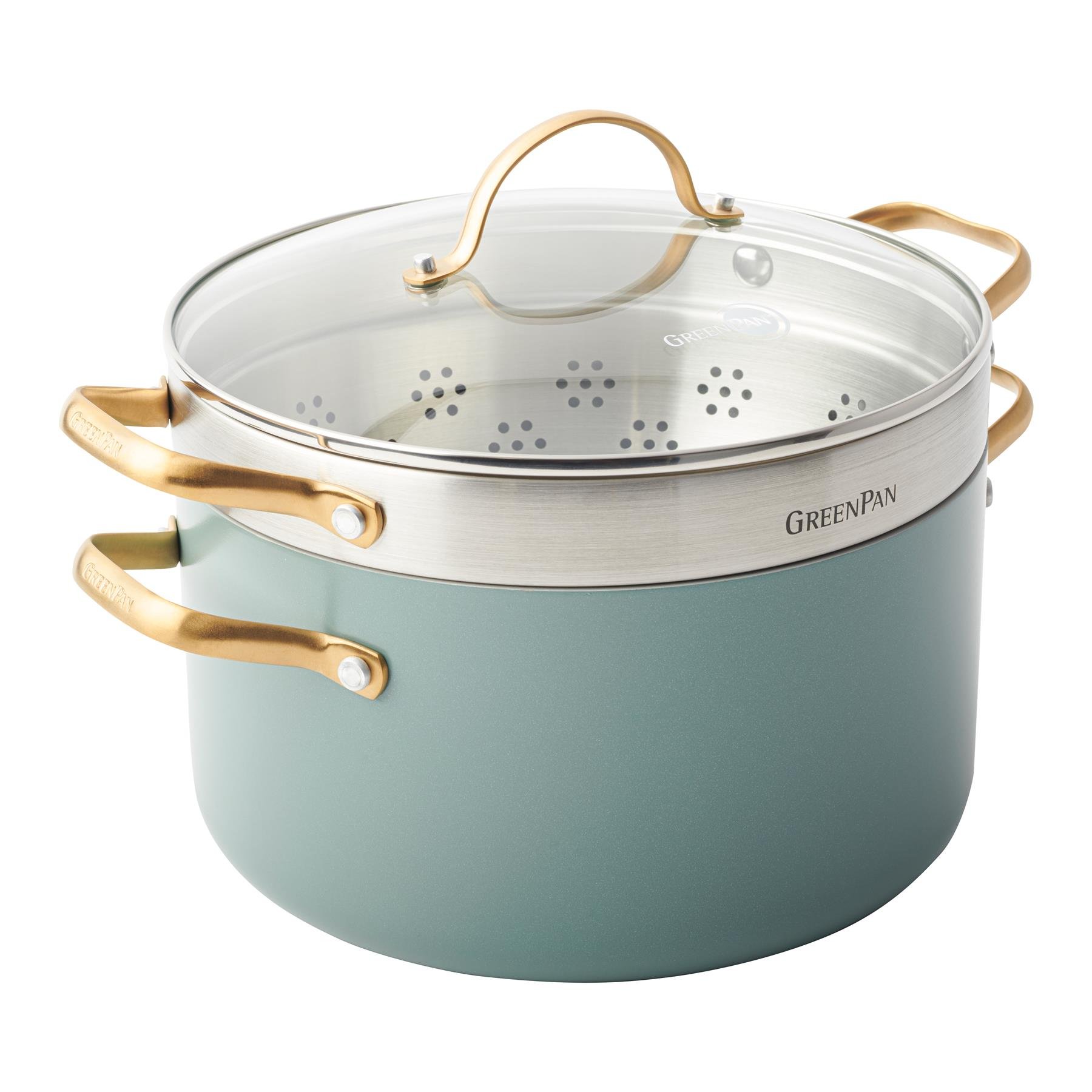 Greenpan Padova Kookpan Ø 24 cm + Vergiet