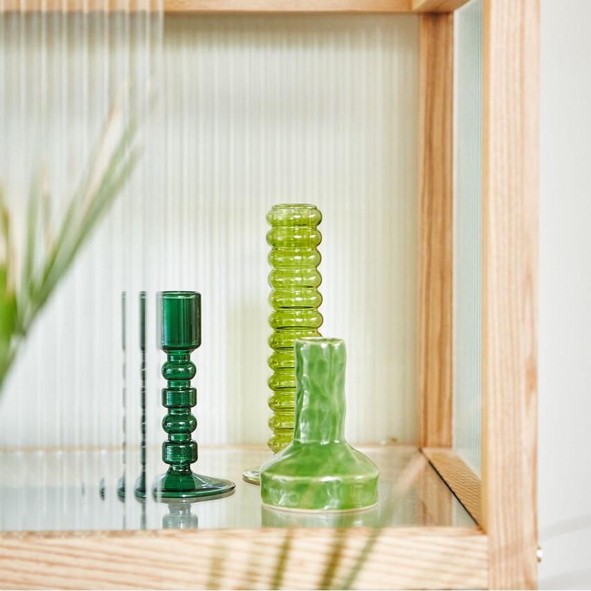 HKliving The Emeralds Kandelaar - Maat M - forest green