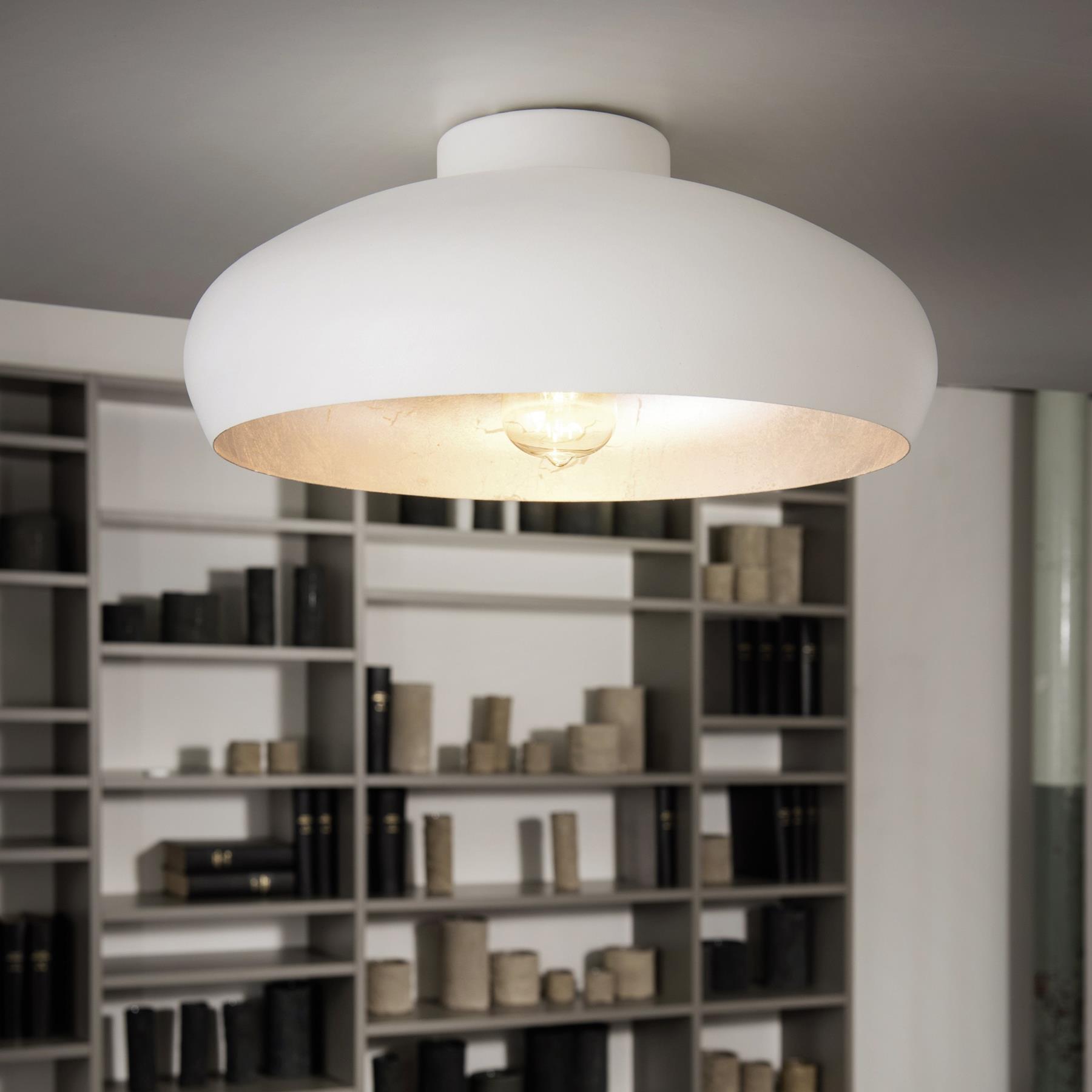 EGLO Mogano Plafondlamp Ø 40 cm - Wit/Zilver
