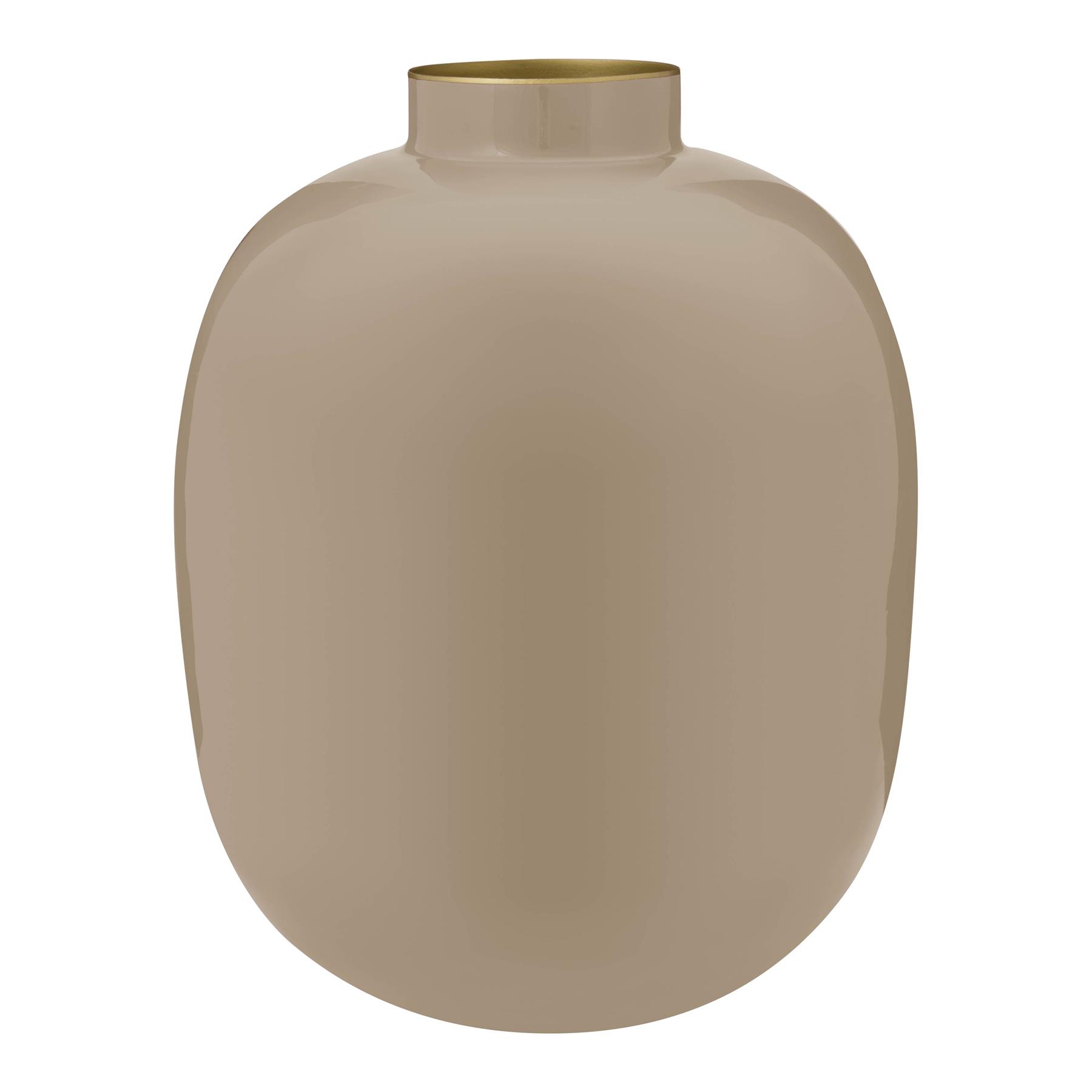 Pip Studio Metal Vaas H 32 cm - Khaki