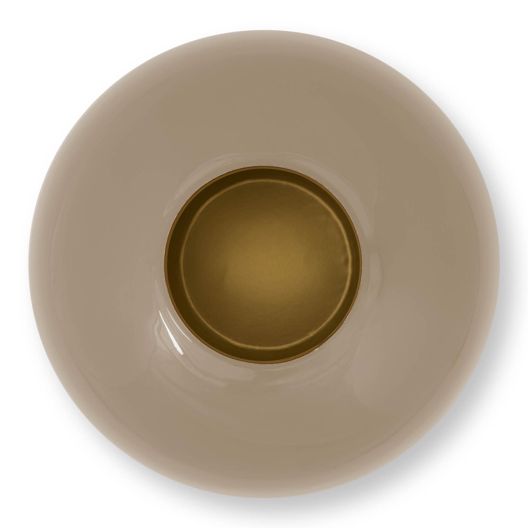 Pip Studio Metal Vaas H 32 cm - Khaki