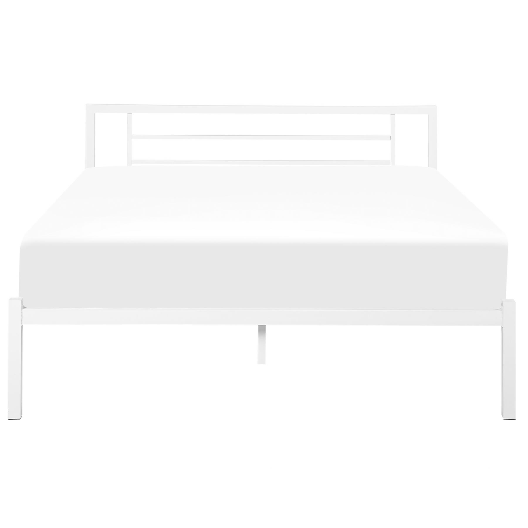 Beliani - CUSSET - Tweepersoonsbed - Wit - 140 x 200 cm - Metaal