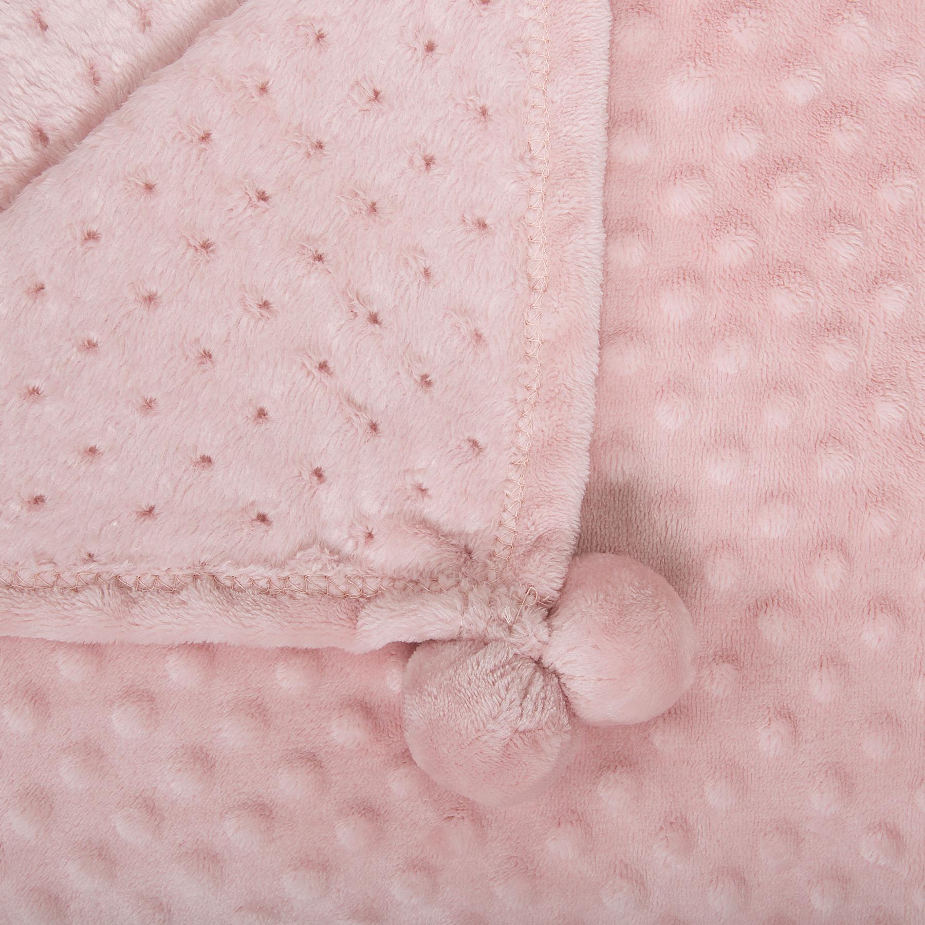Beliani - SAMUR - Plaid - Roze - 200 x 220 cm - Polyester