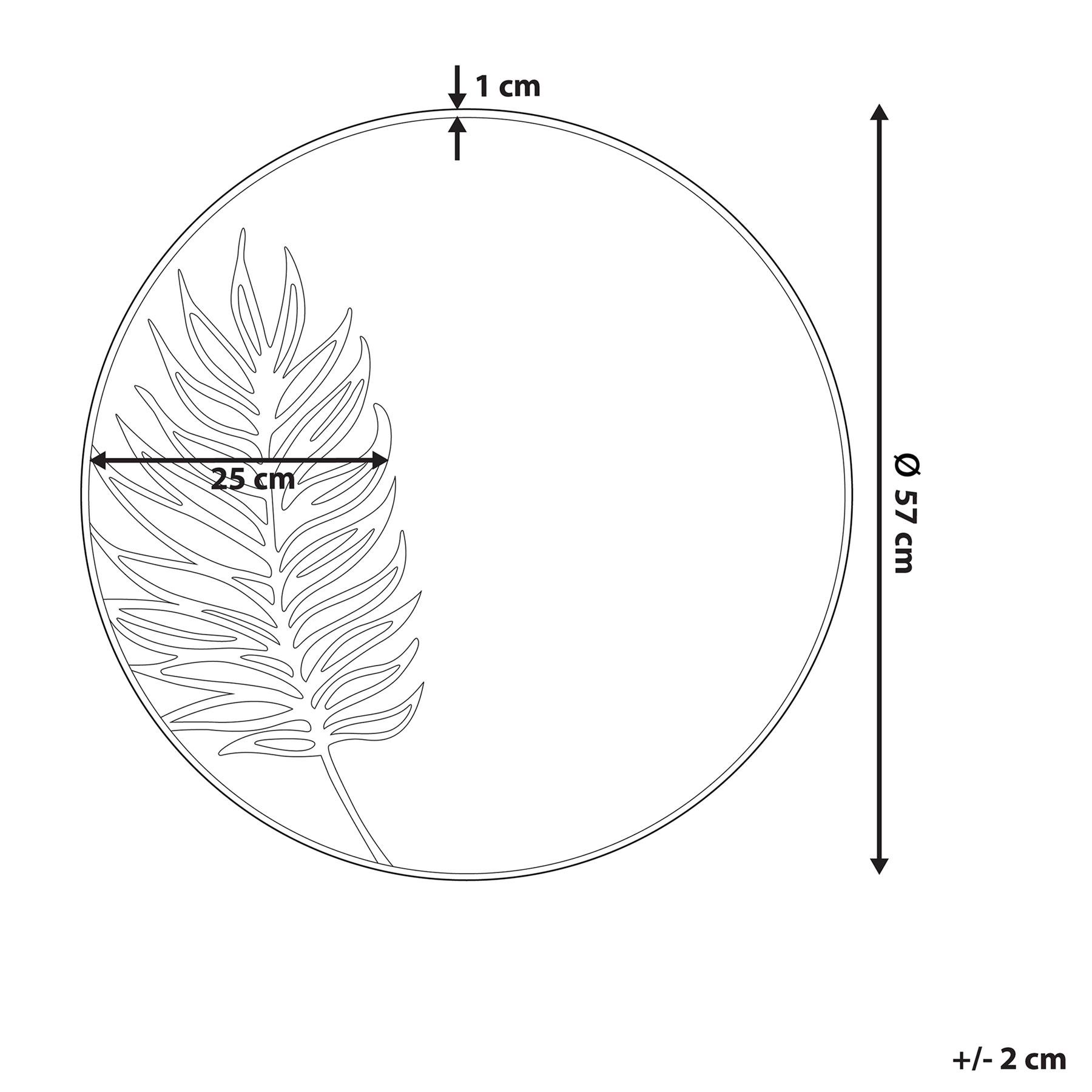 Beliani - SAUVIE - Wandspiegel - Goud - MDF