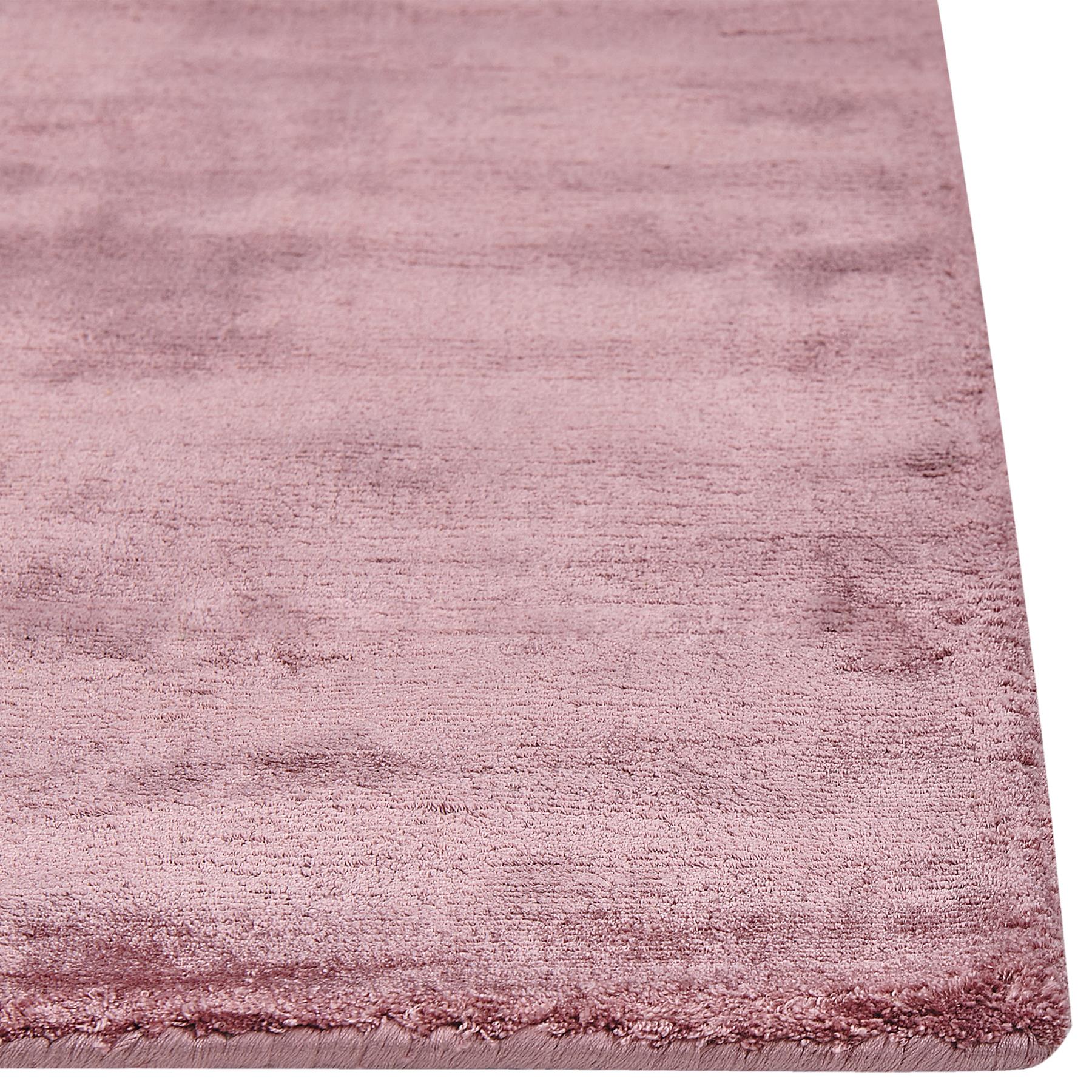 Beliani - GESI II - Vloerkleed - Roze - 80 x 150 cm - Viscose