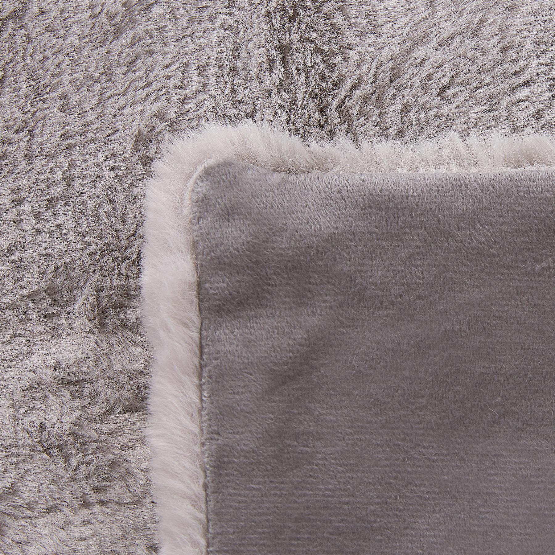 Beliani - CHAAB - Plaid - Grijs - 150 x 200 cm - Polyester