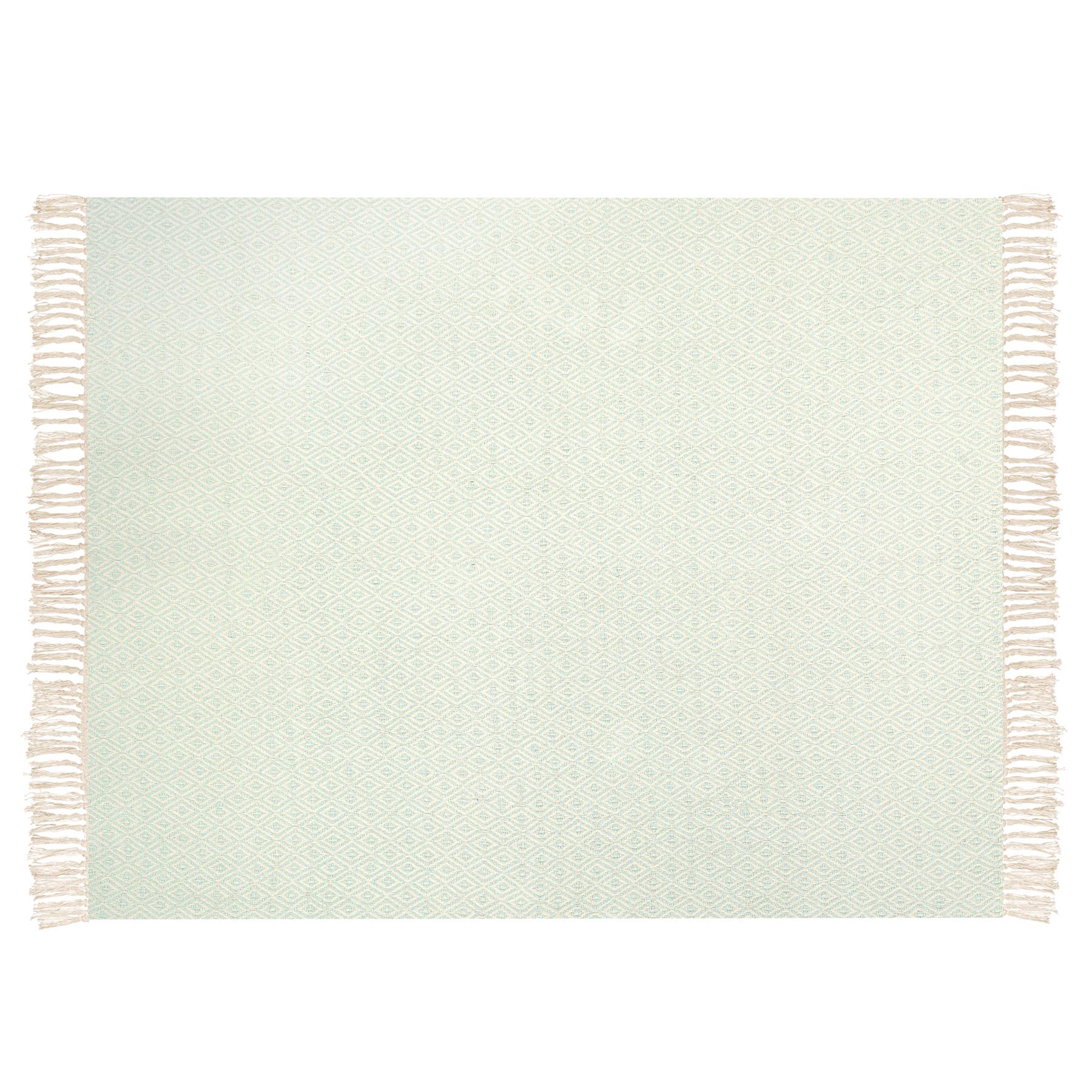 Beliani - MITYAL - Plaid - Groen - 125 x 150 cm - Katoen