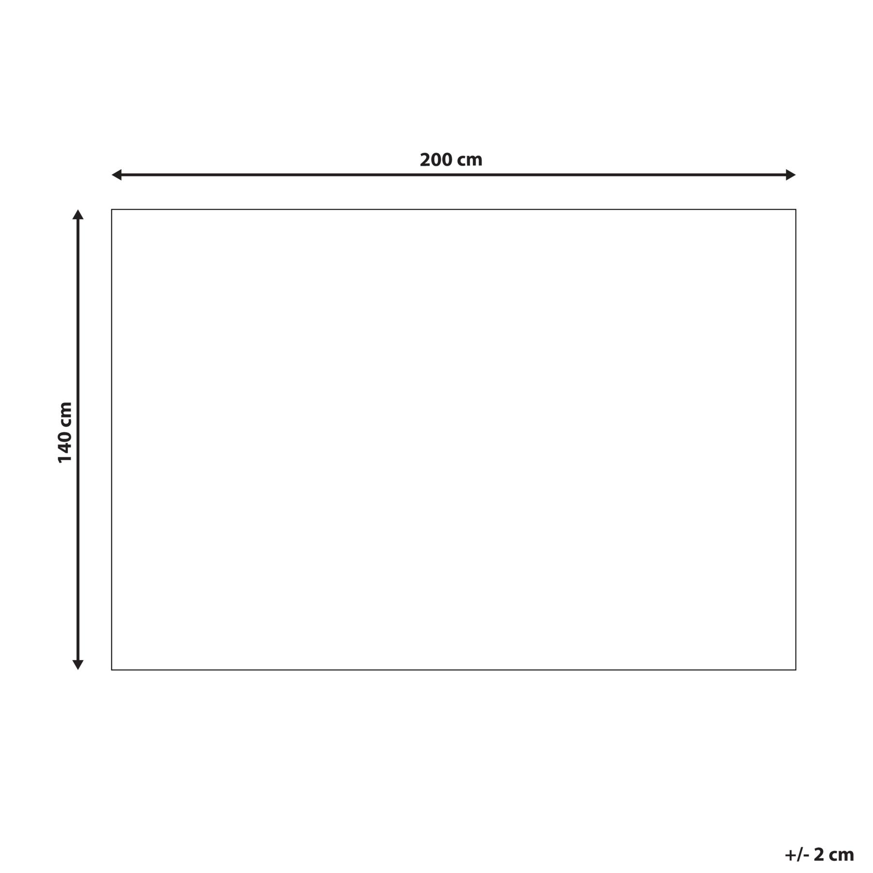 Beliani-NIZIP-Modern vloerkleed-Multicolor-140 x 200 cm-Katoen