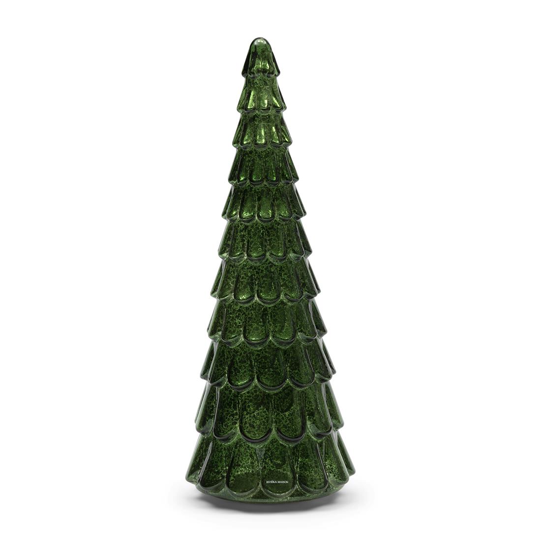 Riviera Maison Kerst Beeldje groen, LED kerstboom Winter Forest L