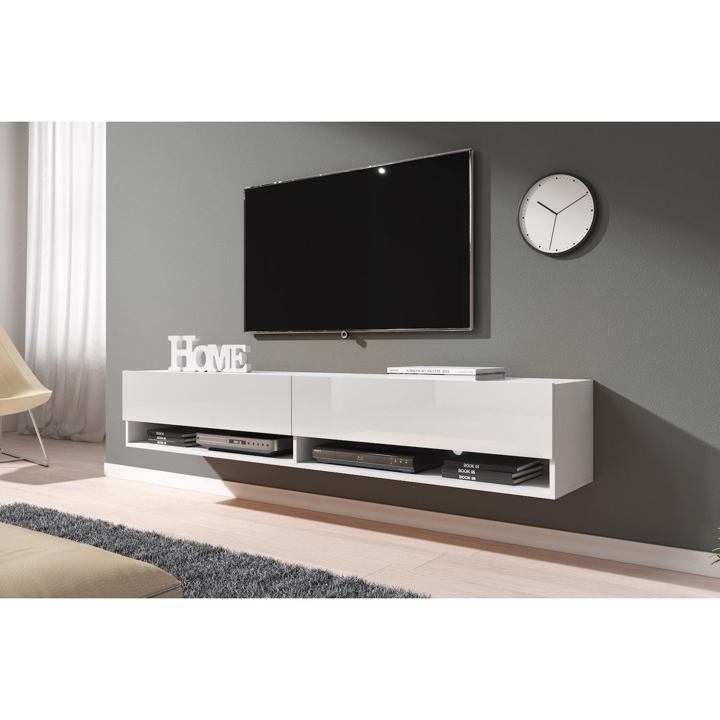 Meubella TV-Meubel Asino - Wit - 180 cm