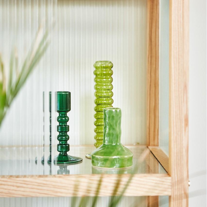 HKliving The Emeralds Kandelaar - Maat S - green