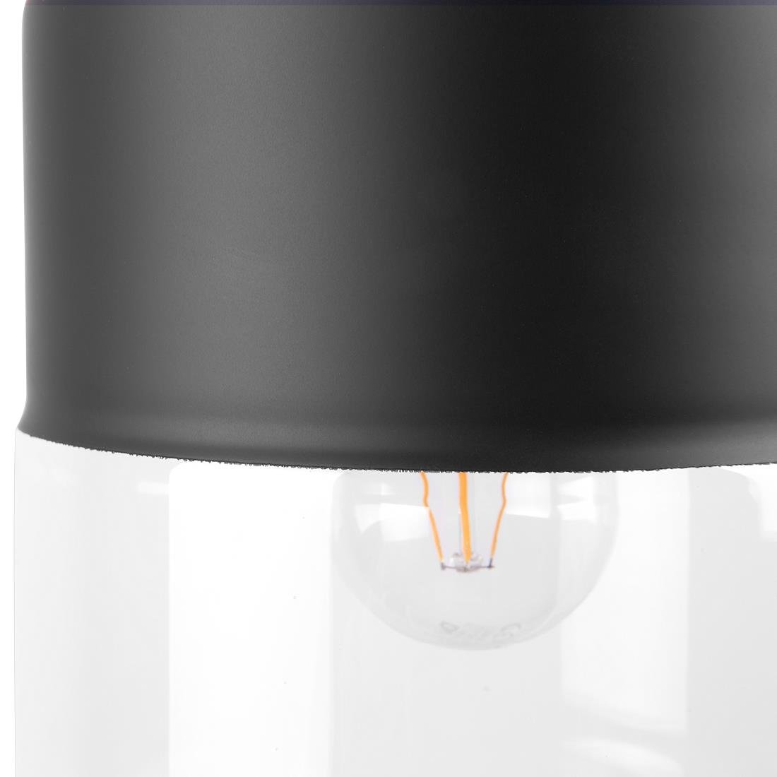 Beliani - JURUA - Hanglamp - Zwart - Glas