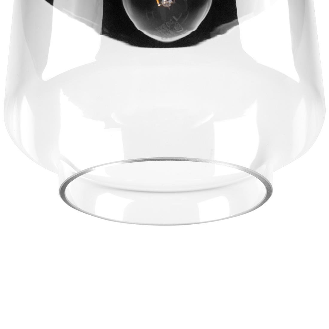Beliani - JURUA - Hanglamp - Zwart - Glas