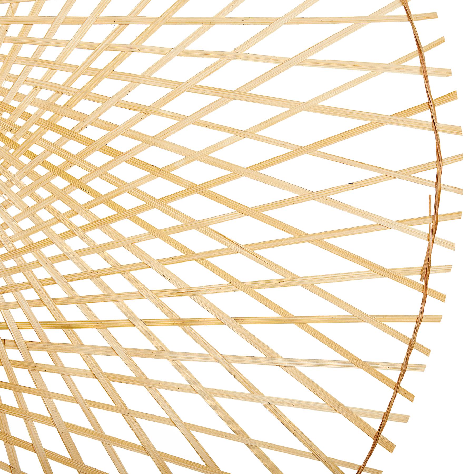 Beliani - FLOYD - Hanglamp - Lichtbruin - Bamboehout