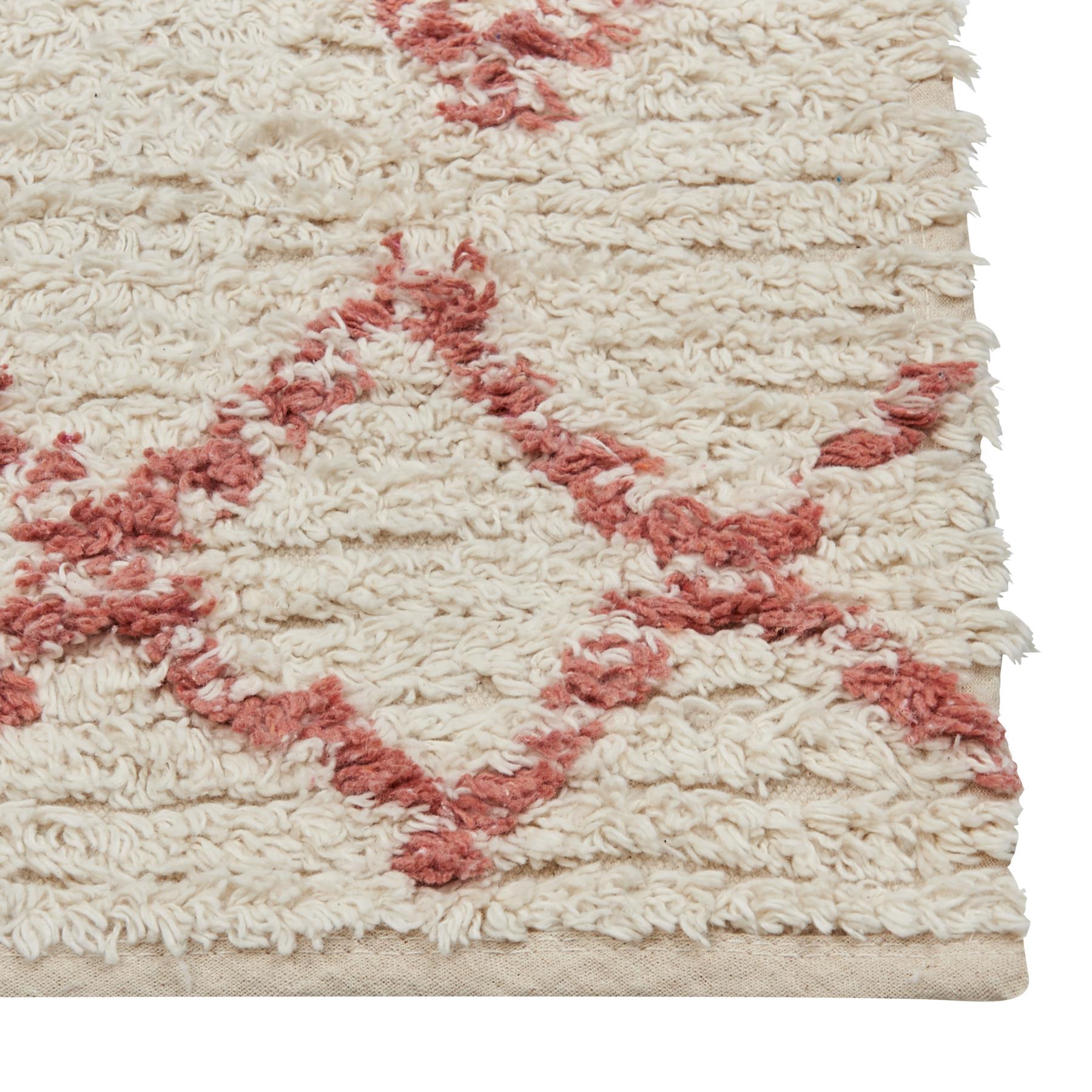 Beliani - BUXAR - Laagpolig vloerkleed - Beige - 160 x 230 cm - Katoen
