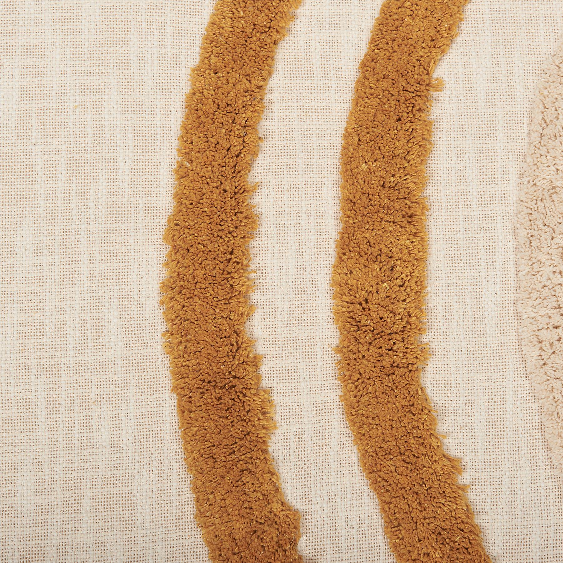 Beliani - MATHURA - Plaid - Beige - 130 x 180 cm - Katoen