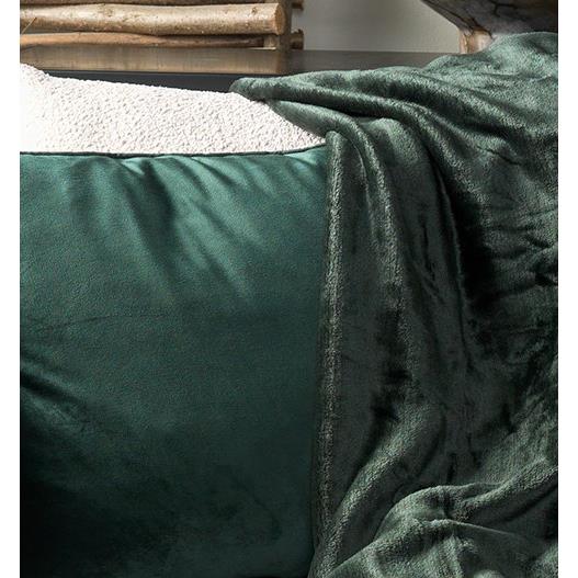 FINN - Sierkussen velvet 60x60 cm - Mountain View - donkergroen