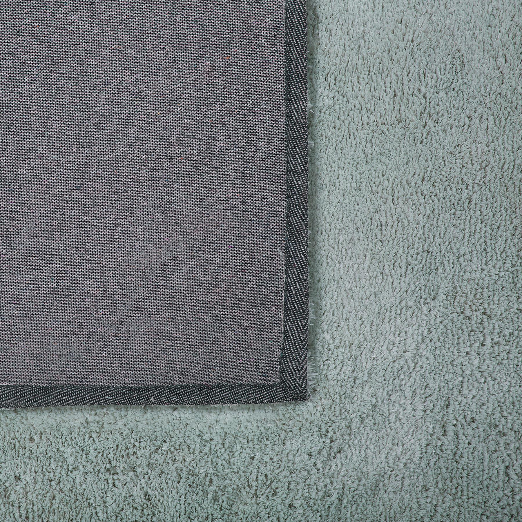 Beliani-EVREN -Shaggy vloerkleed-Groen-200 x 200 cm-Polyester