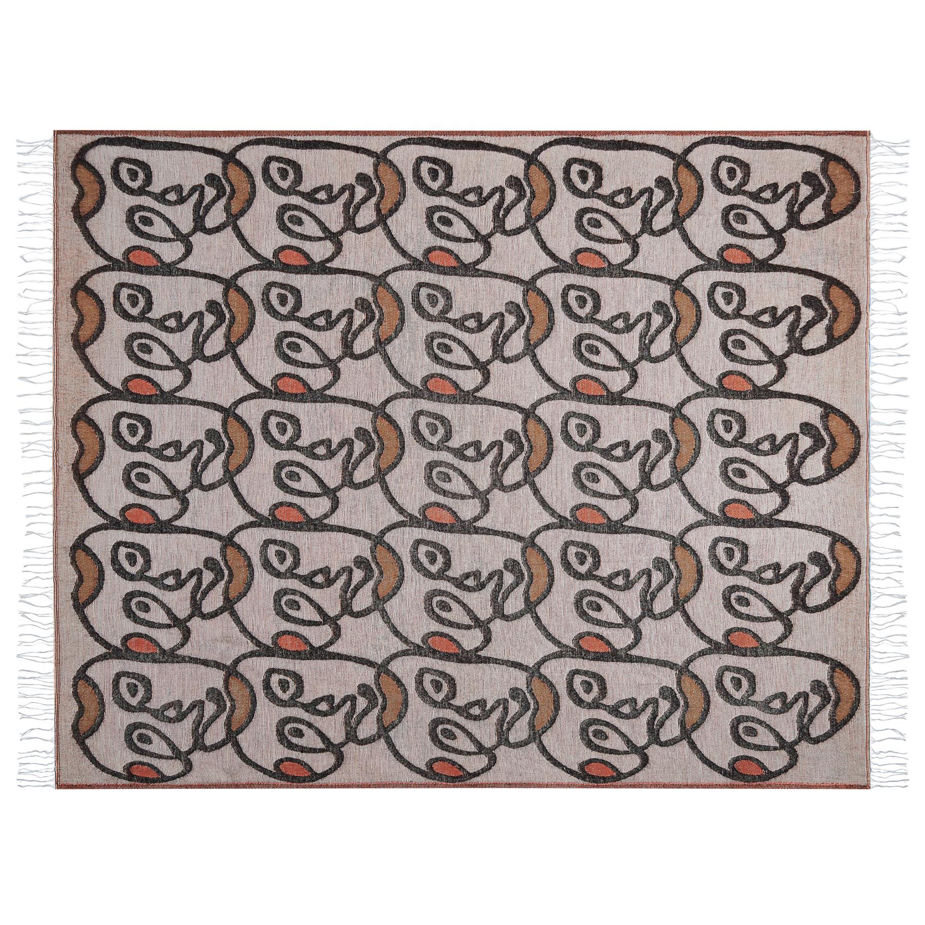 Beliani - JAMUNE - Plaid - Multicolor - 130 x 170 cm - Polyester
