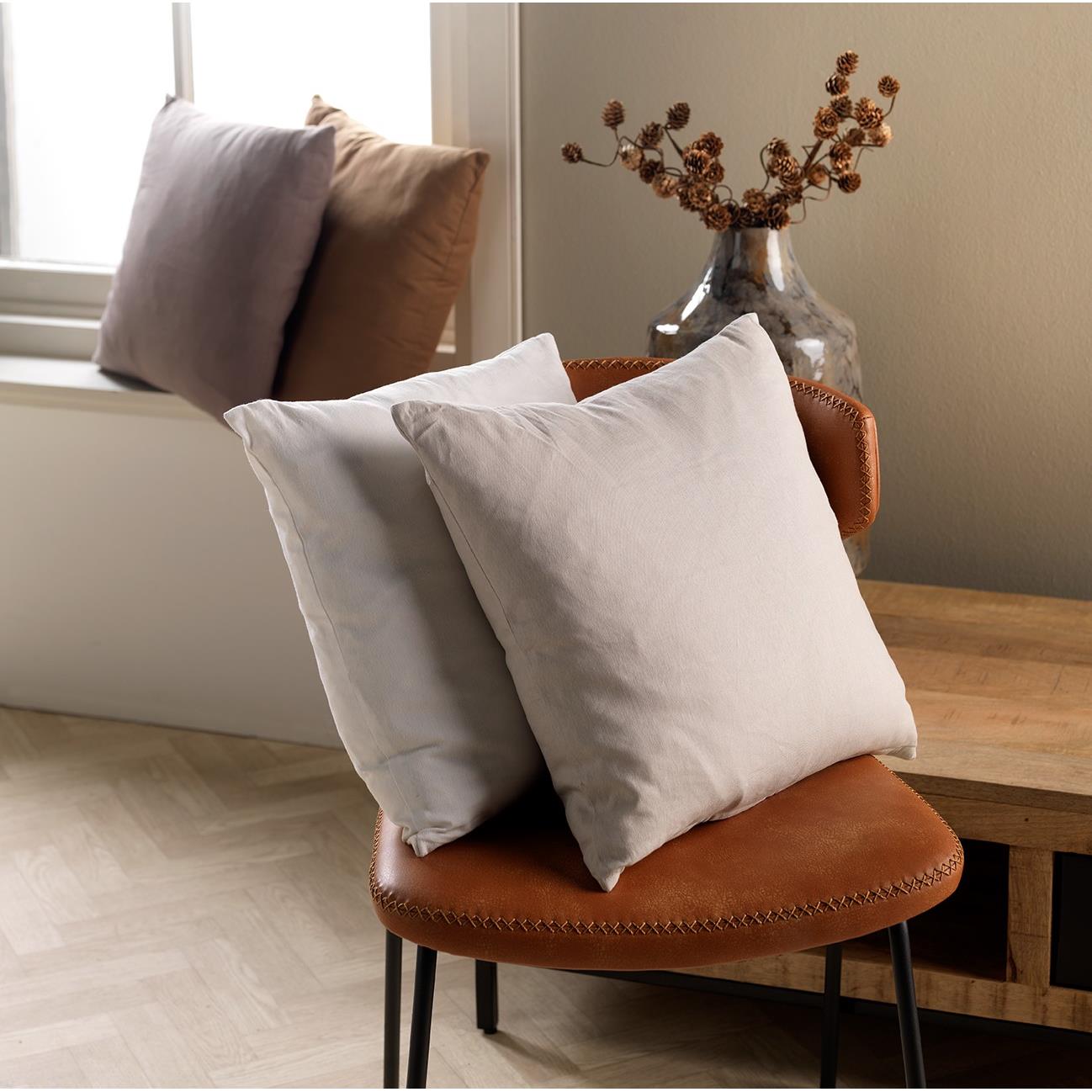Dutch Decor sierkussen JAMES - 45x45 cm Pumice Stone