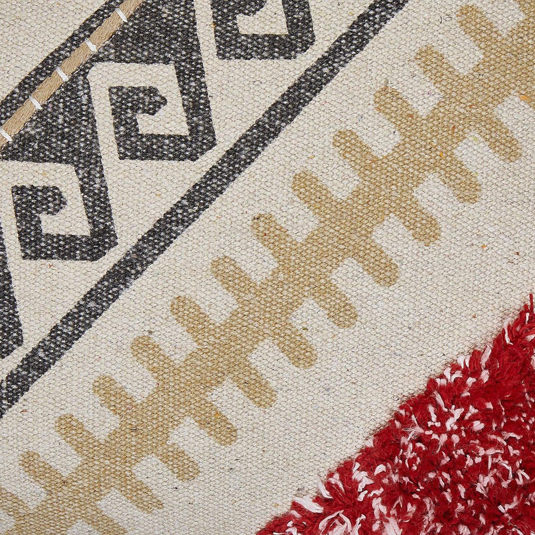 Beliani - BETULA - Sierkussen - Multicolor - 30 x 50 cm - Katoen