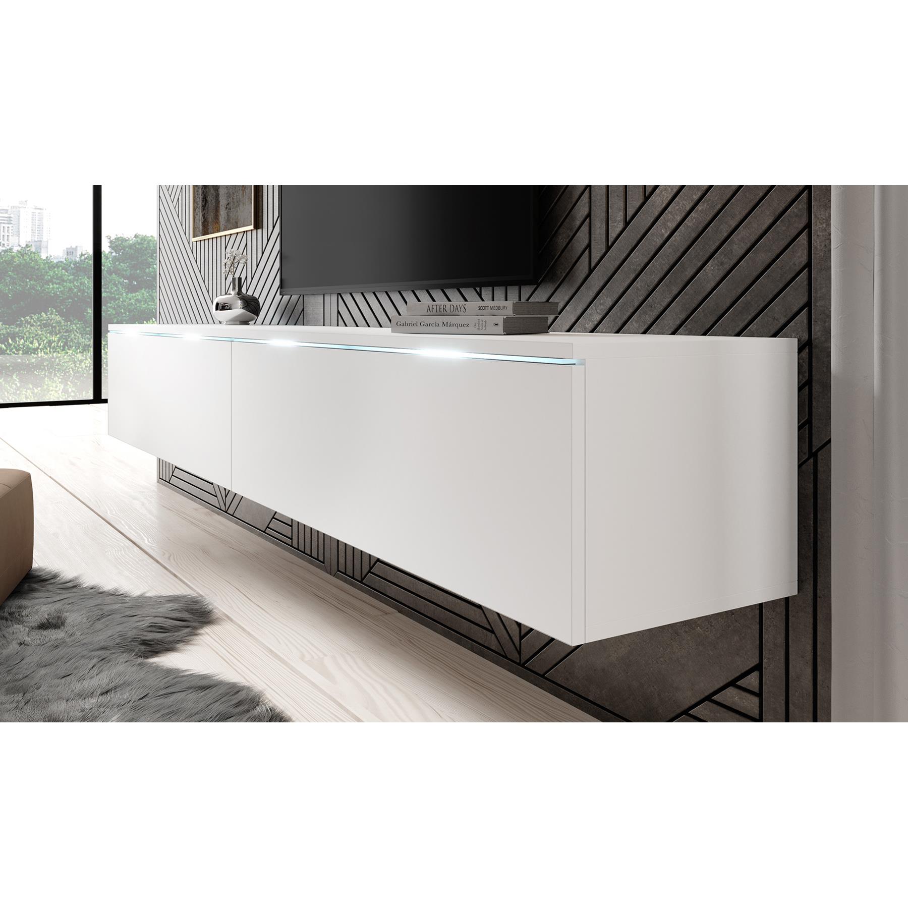 Meubella TV-Meubel Dixon - Mat Wit - 180 cm