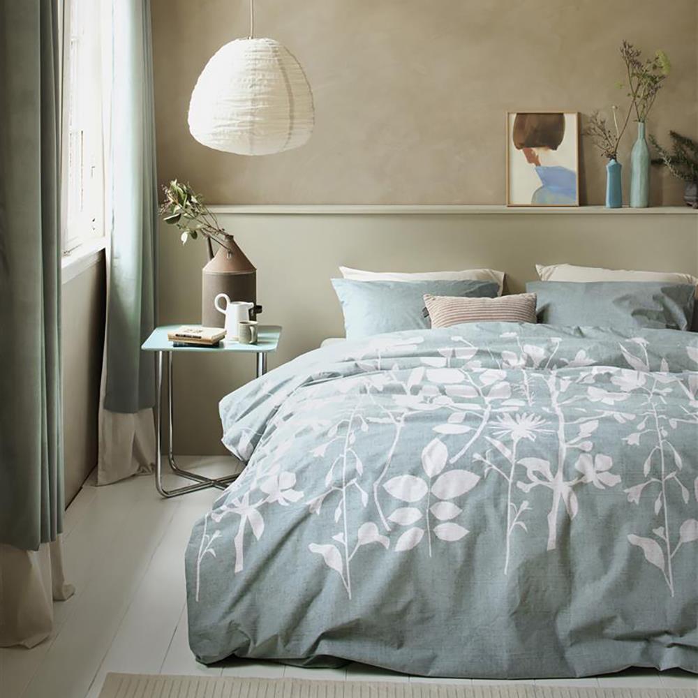 Ariadne at Home Plant Dekbedovertrek 200 x 200/220 cm - Blauw