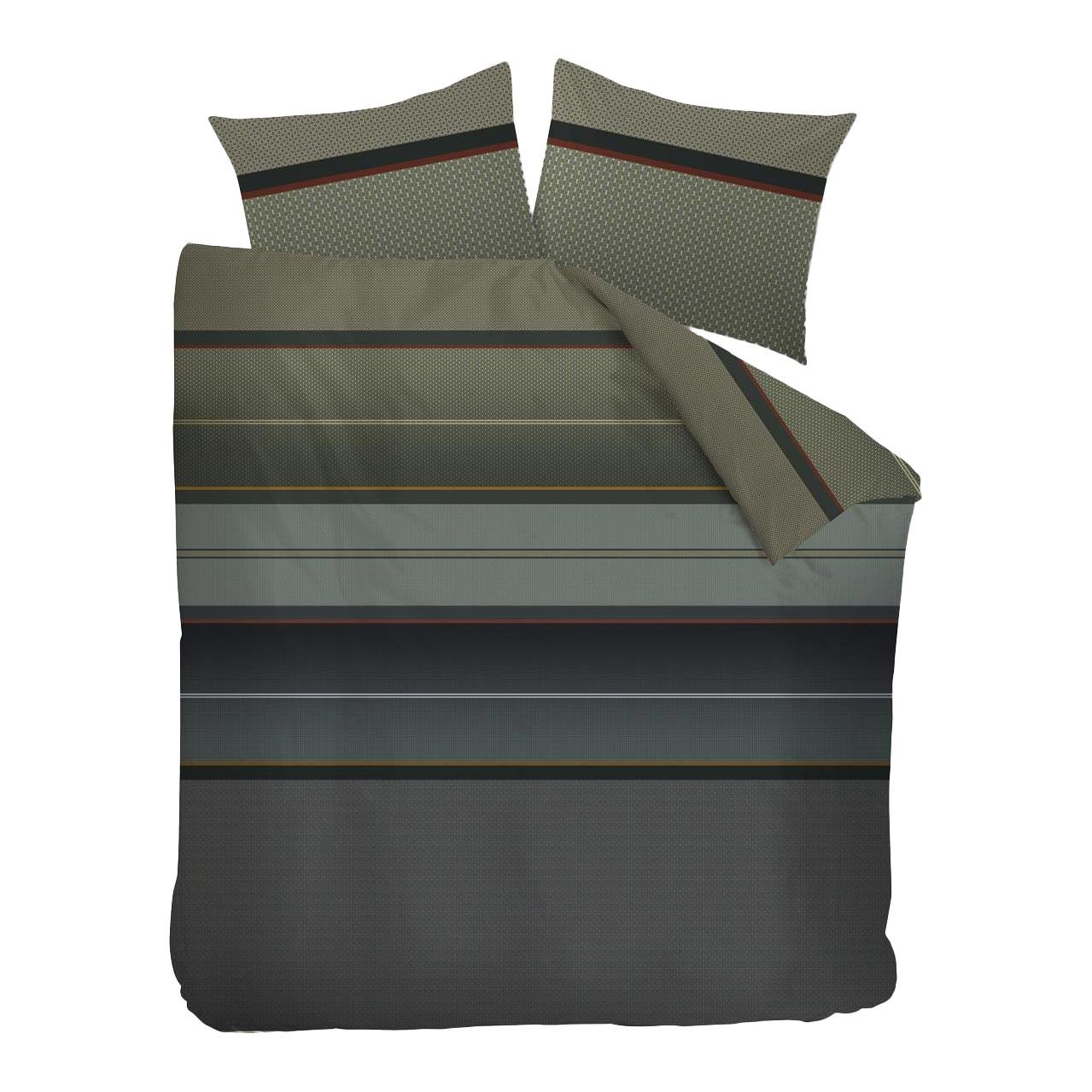 Kardol Runway Dekbedovertrek 200 x 200/220 cm - Groen