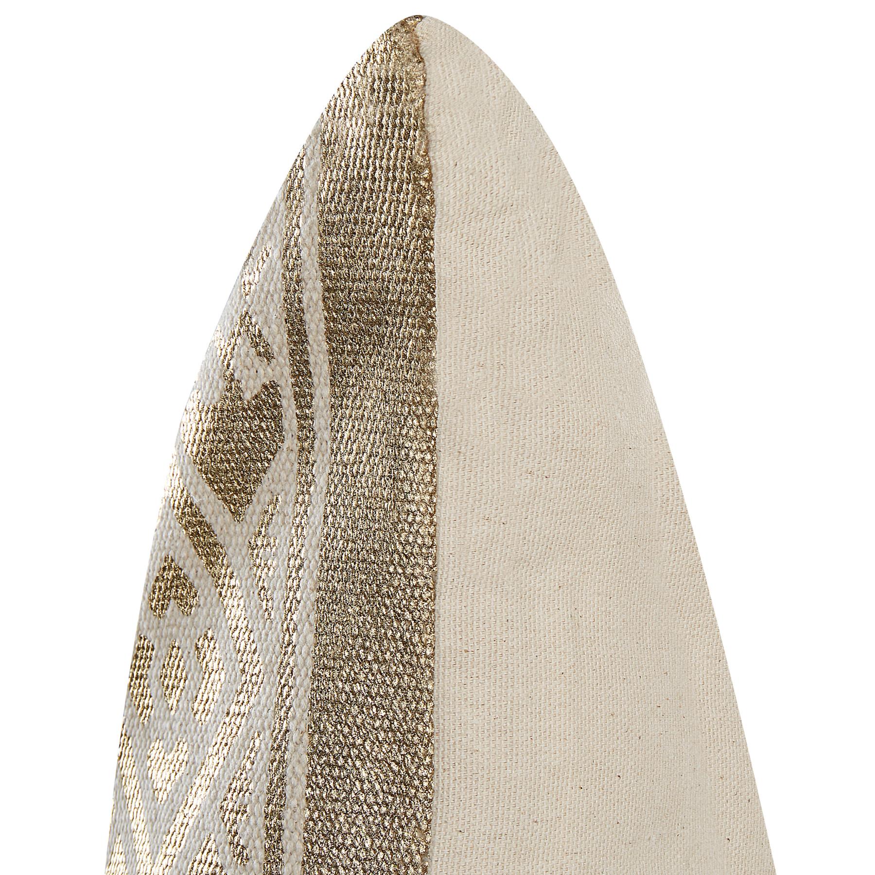 Beliani - OUJDA - Sierkussen set van 2 - Goud - 50 x 50 cm - Katoen