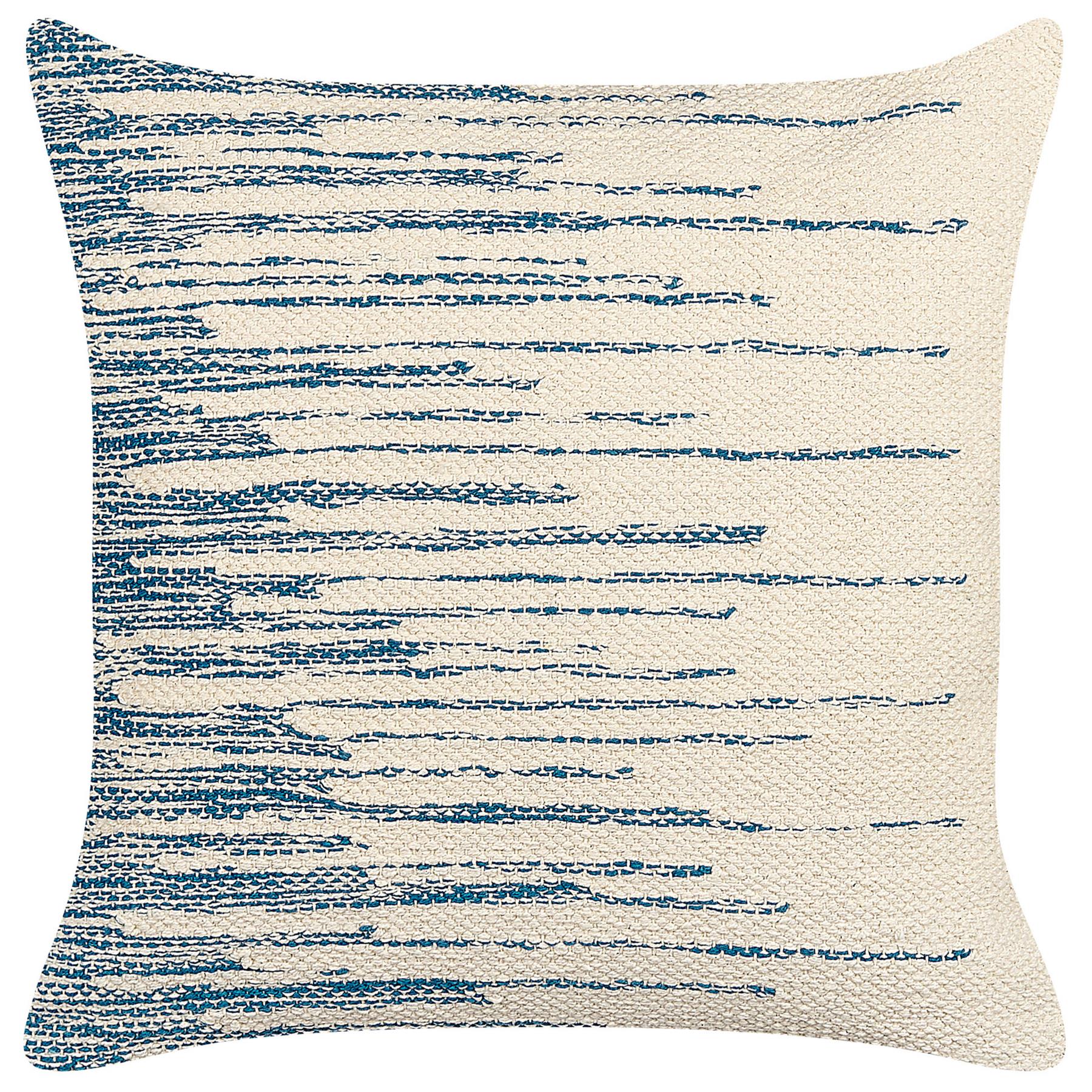 Beliani - RIVINA - Sierkussen set van 2 - Beige - 45 x 45 cm - Katoen
