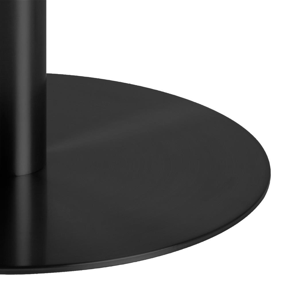 by fonQ Marble Salontafel Marmer - Ø 80 - Wit/Zwart