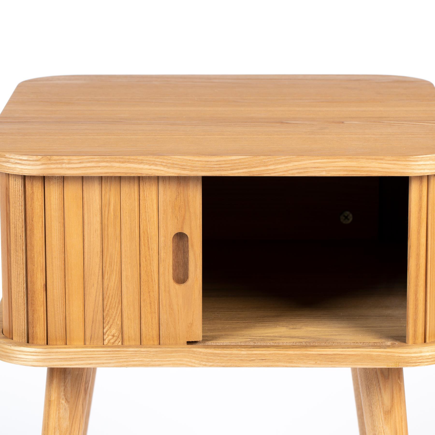 Zuiver Barbier Bijzettafel - Eiken