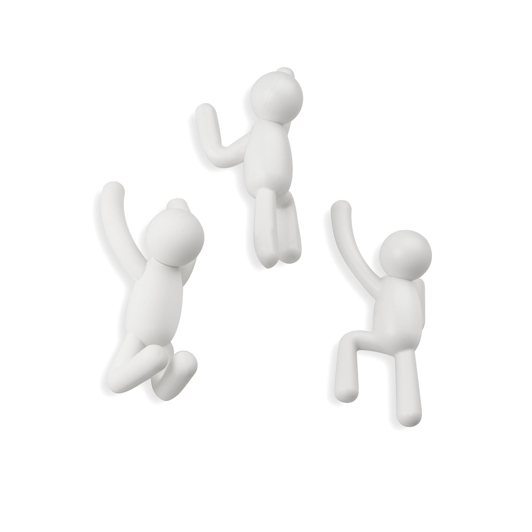 Umbra Buddy Kapstokhaken - Set van 3 - Wit