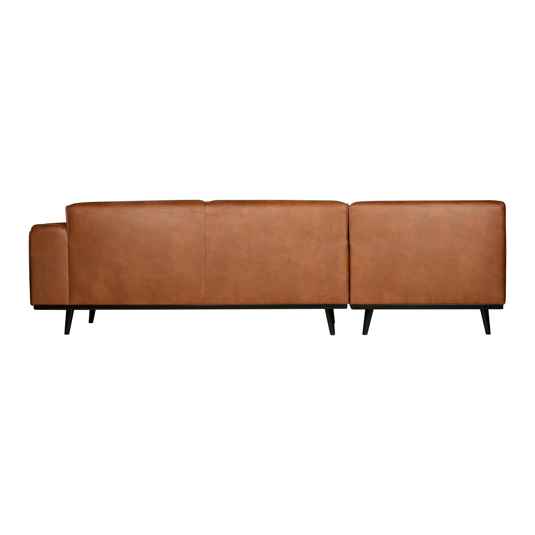 BePureHome Statement Hoekbank Links - Eco-leder - Cognac