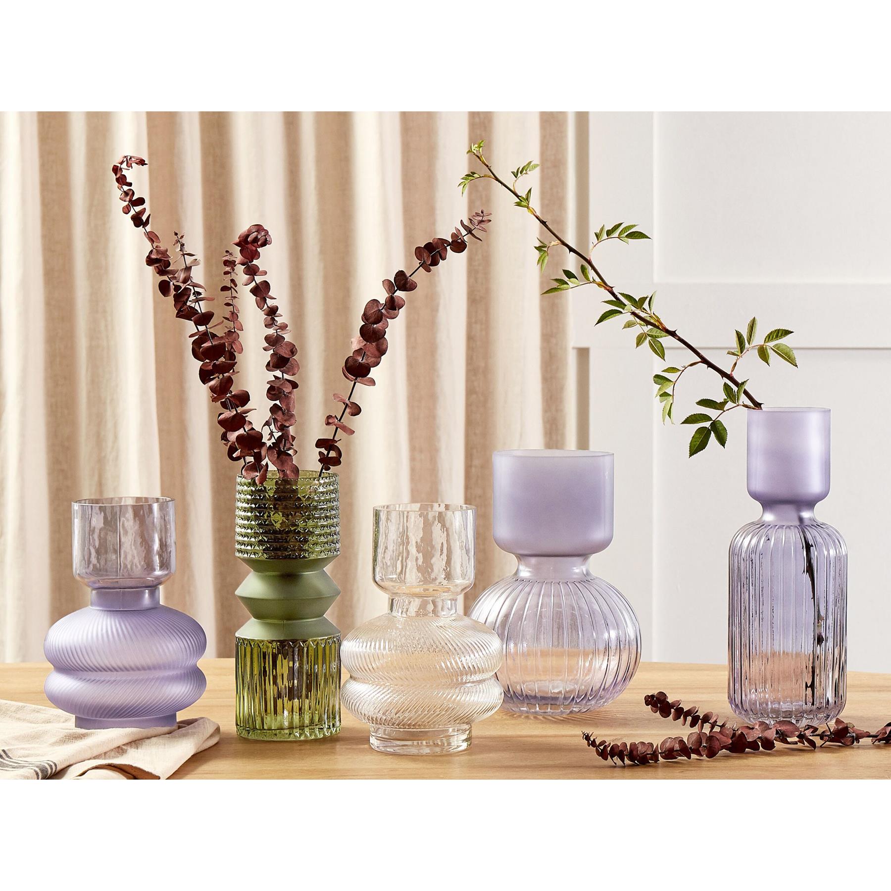 Beliani - RODIA - Decoratieve vaas - Transparant - Glas