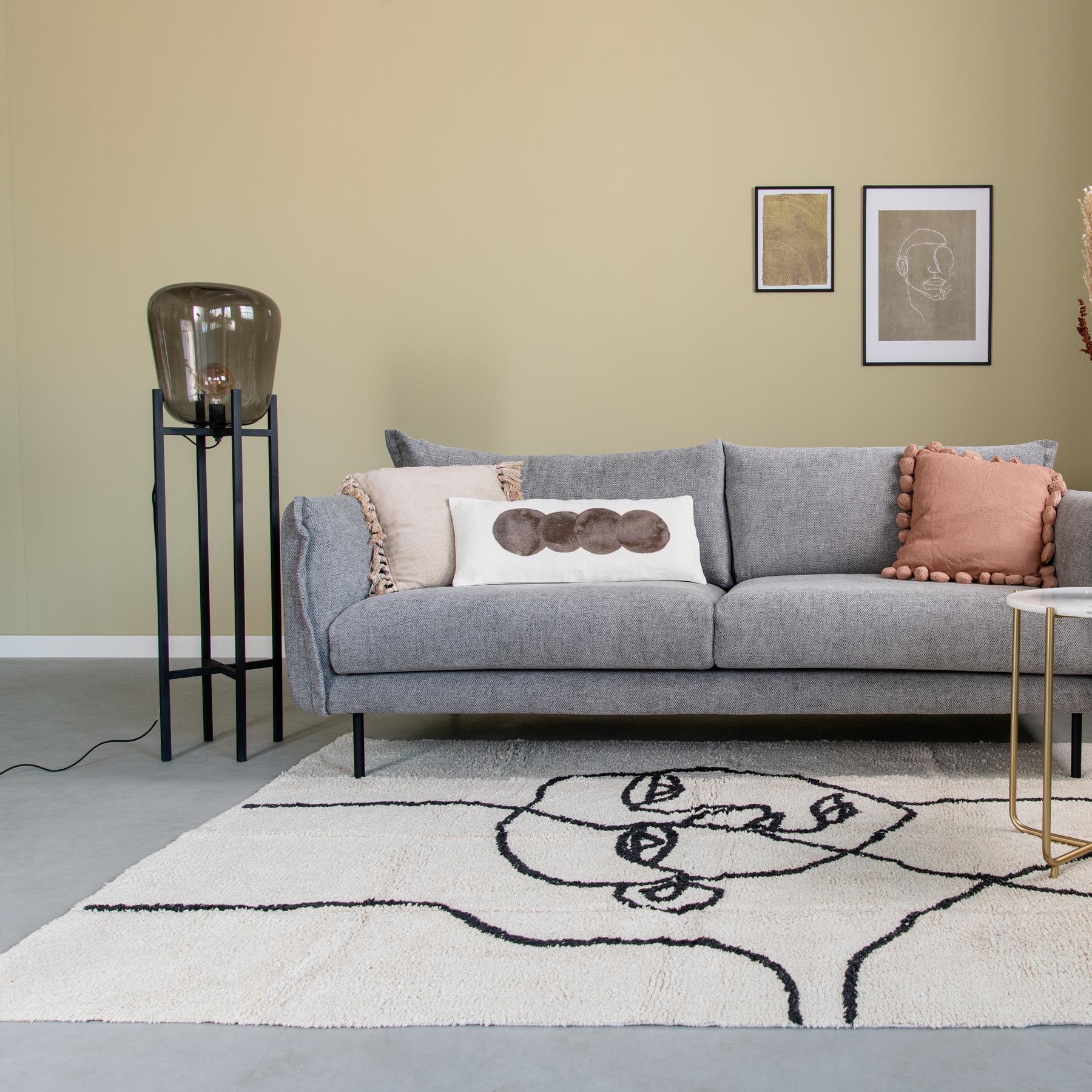 MOOS Aike Sierkussen 45 x 45 cm - Beige
