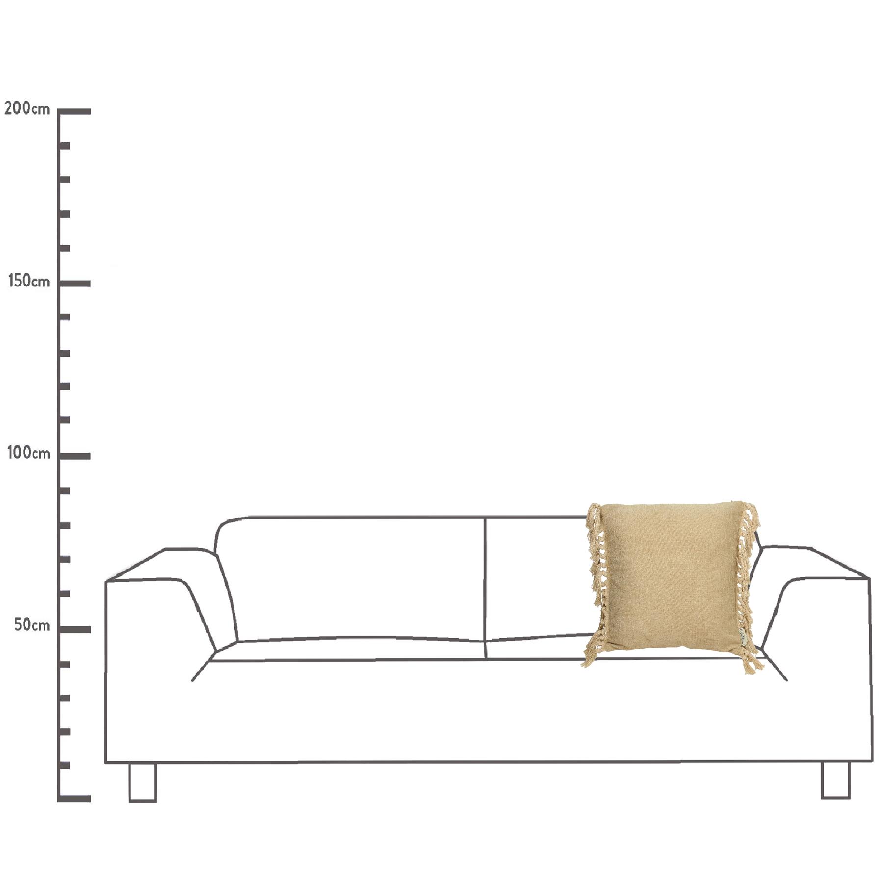MOOS Aike Sierkussen 45 x 45 cm - Beige