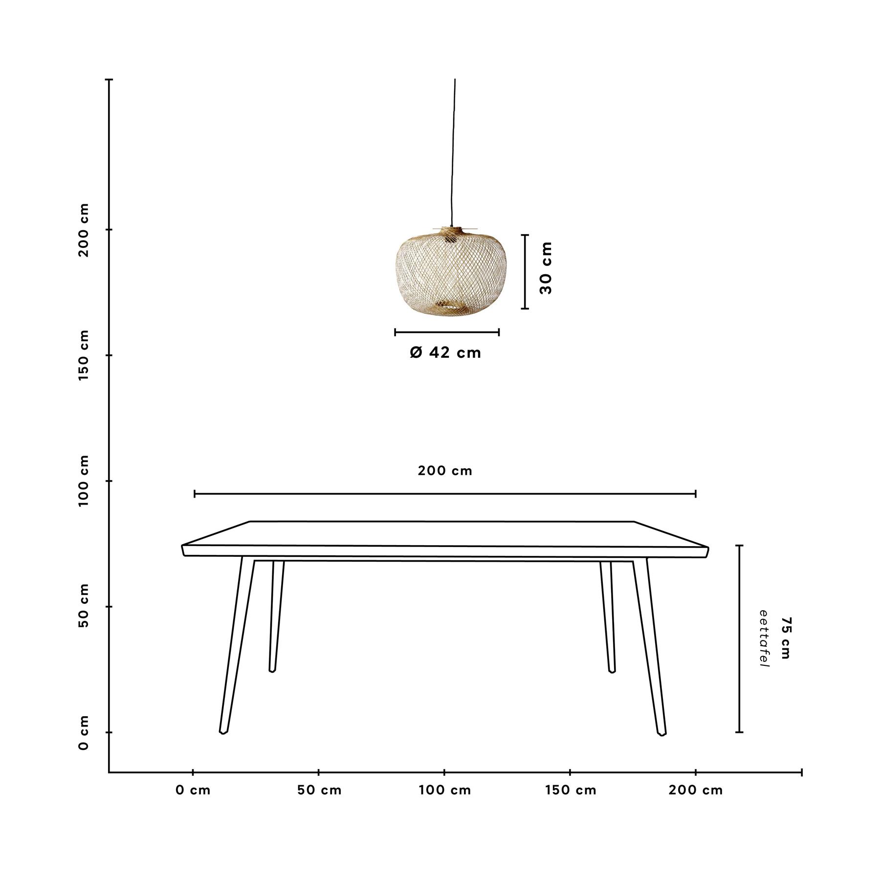 Bloomingville Bamboe Hanglamp