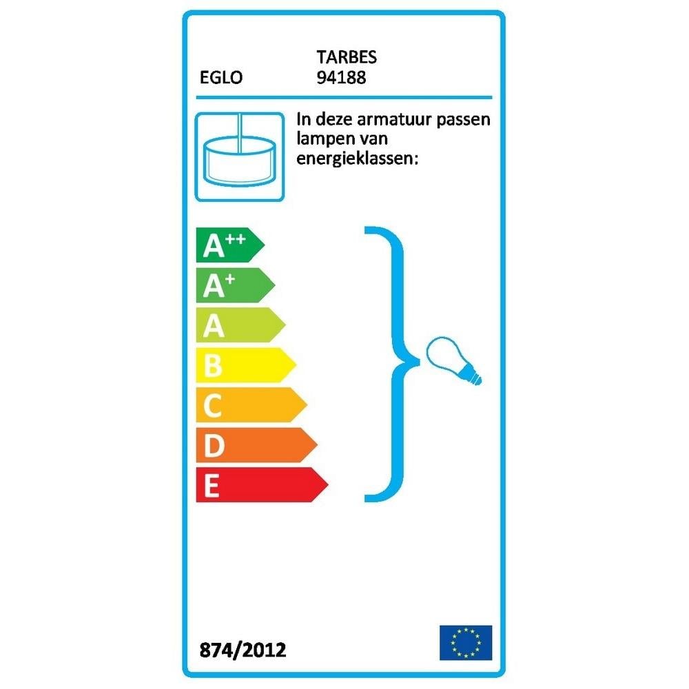 EGLO Tarbes Hanglamp