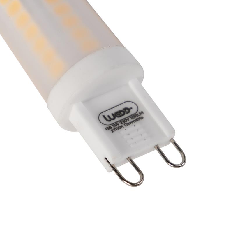LUEDD G9 dimbare LED lamp mat 3W 280 lm 2700K