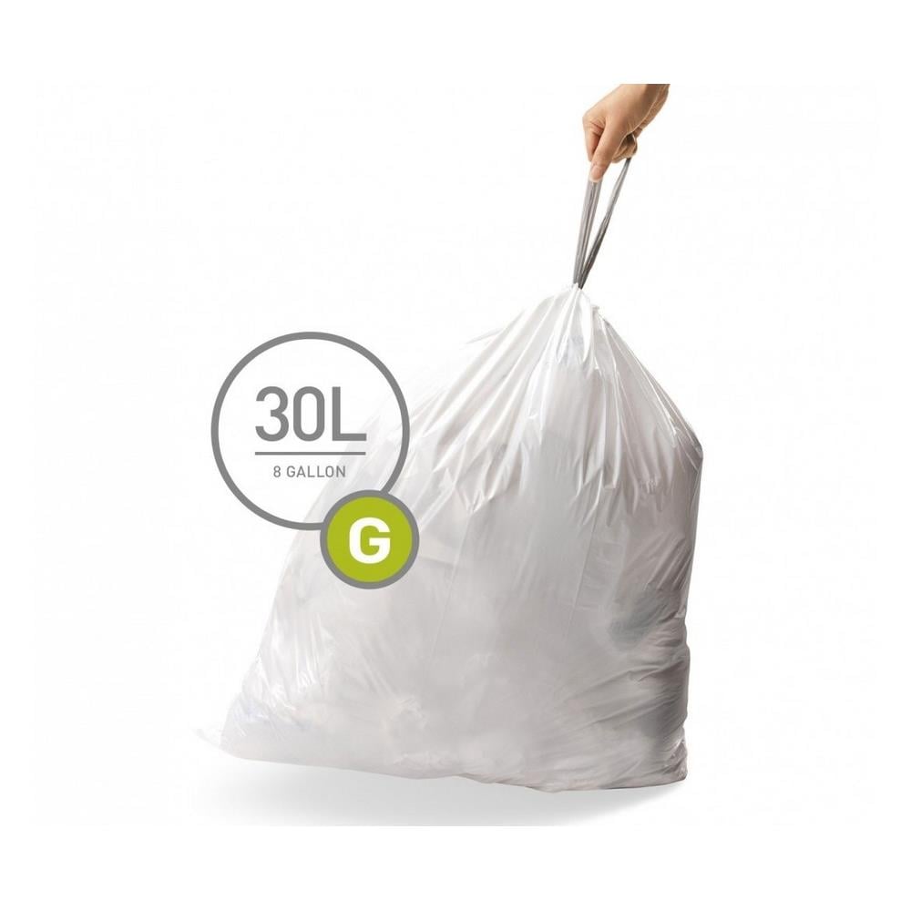Simplehuman Code G Afvalzakken 30 Liter - 20 zakken