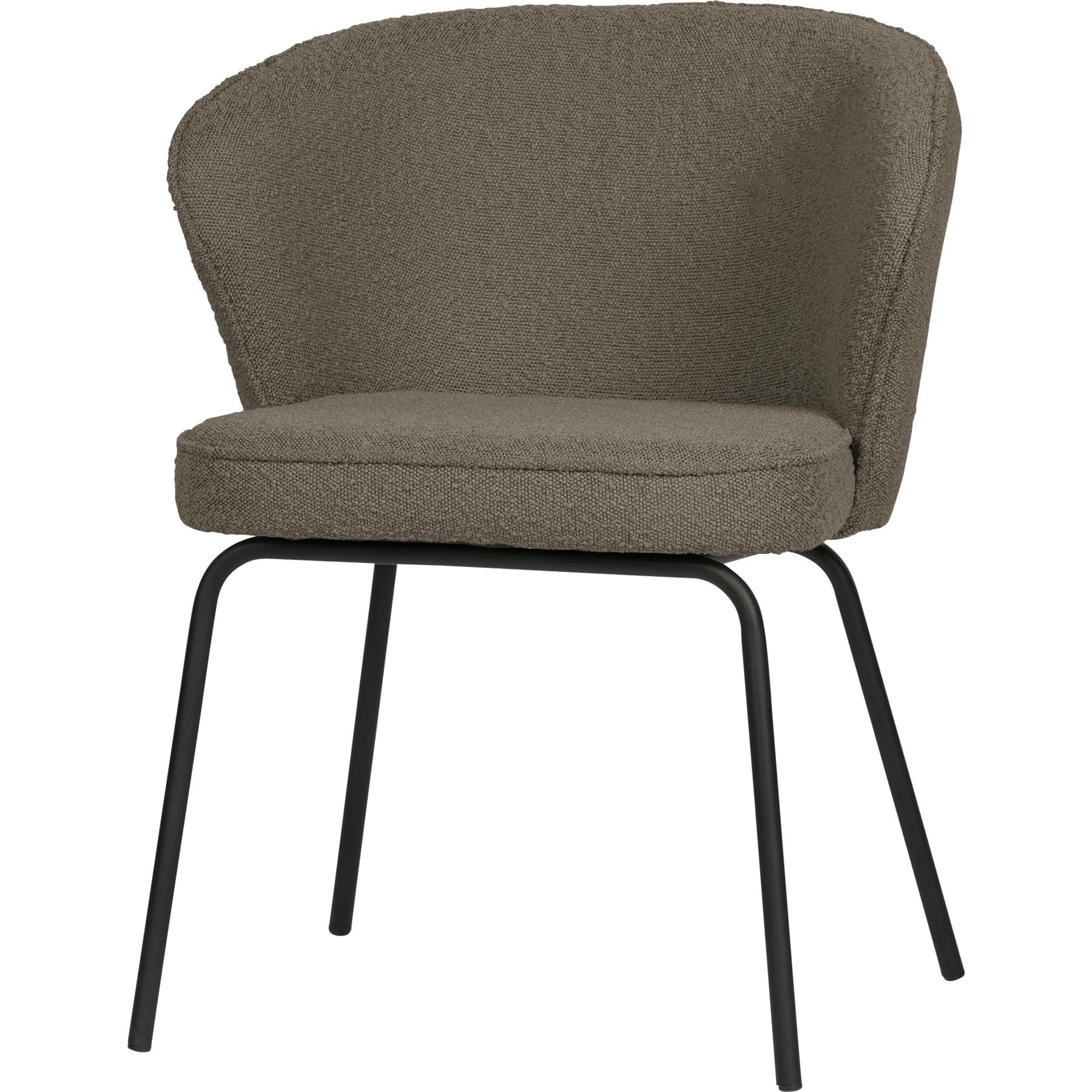 BePureHome Admit Eetkamerstoel - Bouclé Nougat