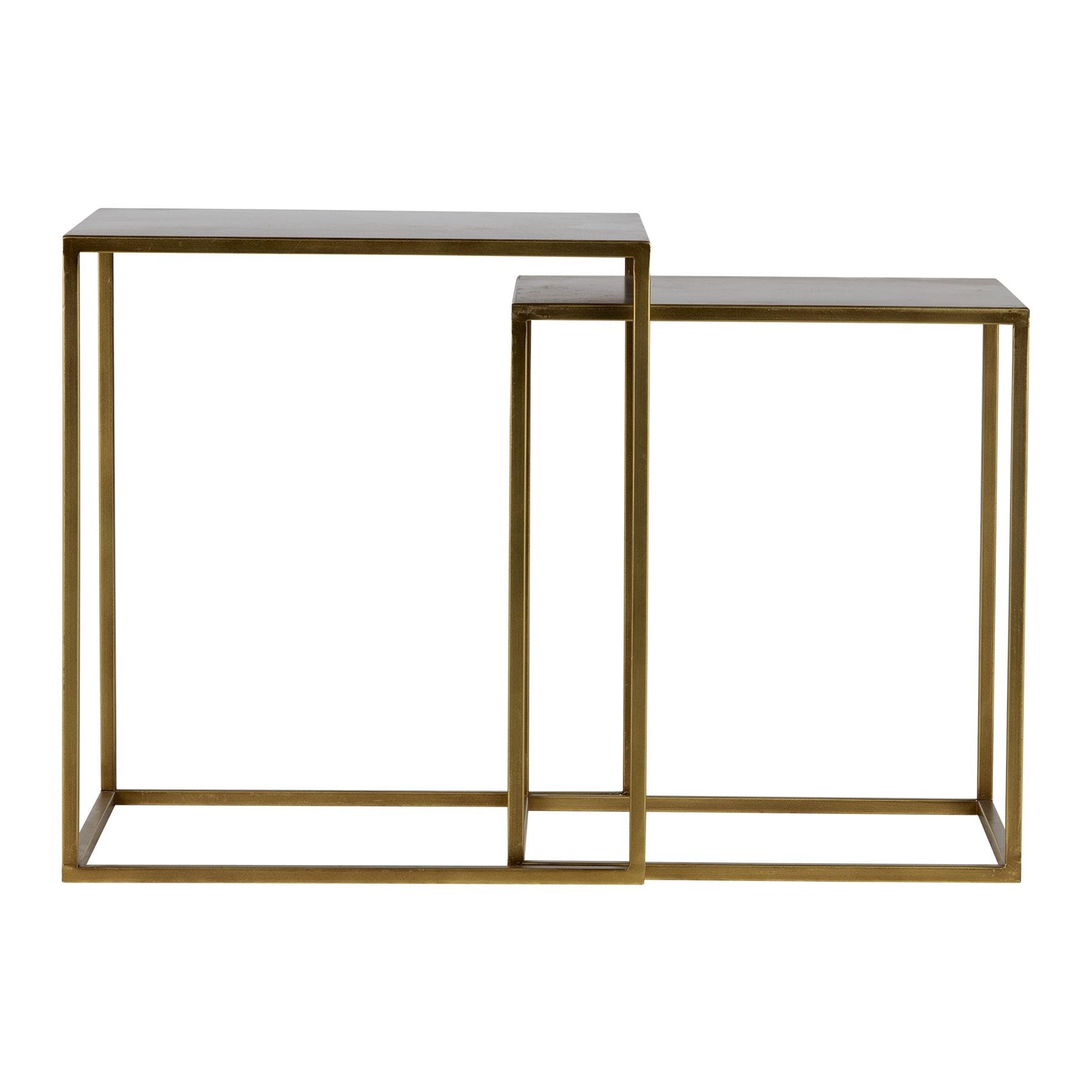 Woood Ziva Bijzettafel Set van 2