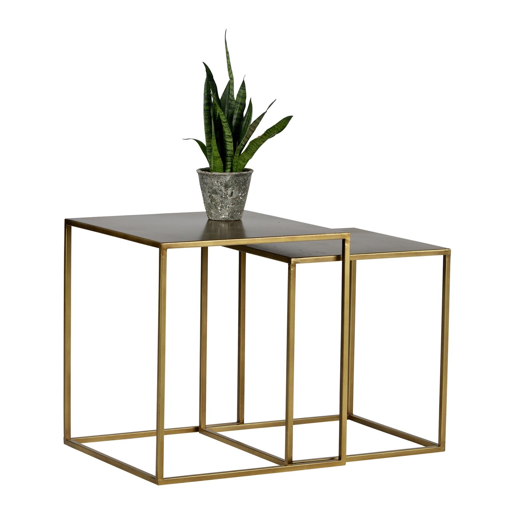 Woood Ziva Bijzettafel Set van 2