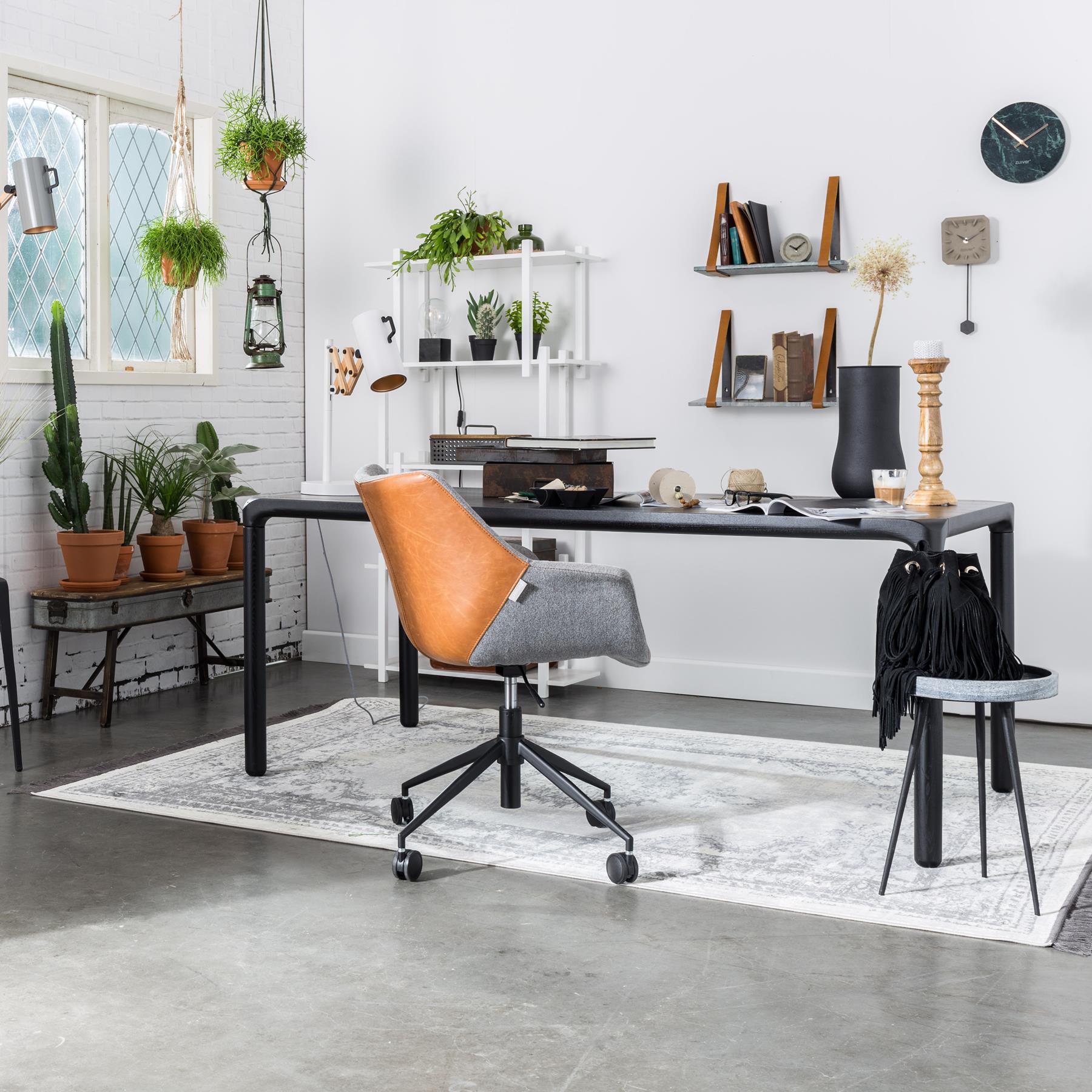 Zuiver Storm Eettafel - 220 x 90 cm - Zwart 