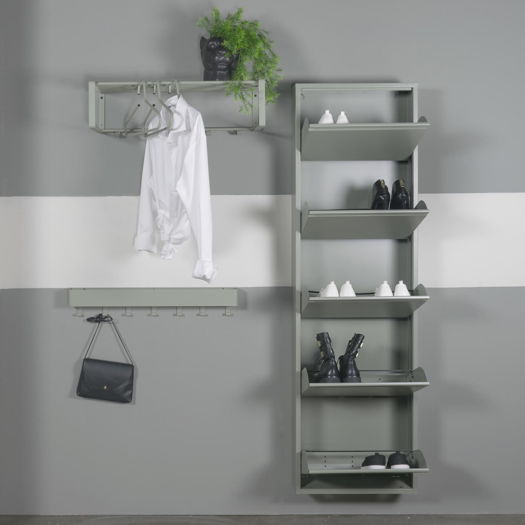 Spinder Design Billy 5 Schoenenkast - Lichtgroen